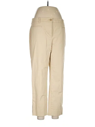 Pre-owned Ann Taylor Khaki Pant In Tan