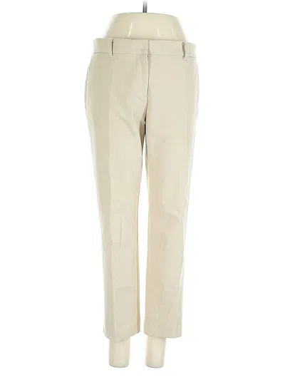 Pre-owned Ann Taylor Khaki Pant In White