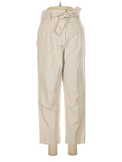 Pre-owned Ann Taylor Khaki Pant In White