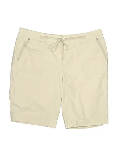 Pre-owned Ann Taylor Khaki Shorts In Brown
