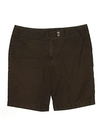 Pre-owned Ann Taylor Khaki Shorts In Brown