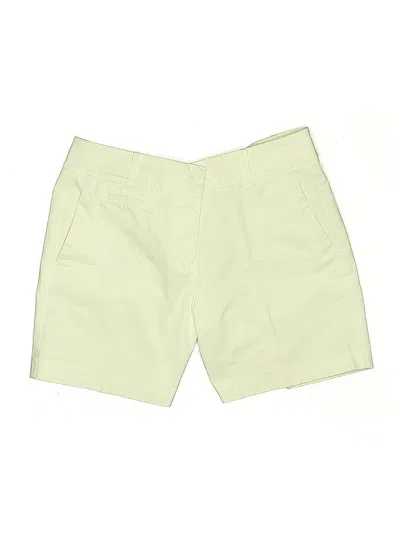 Pre-owned Ann Taylor Khaki Shorts In Green