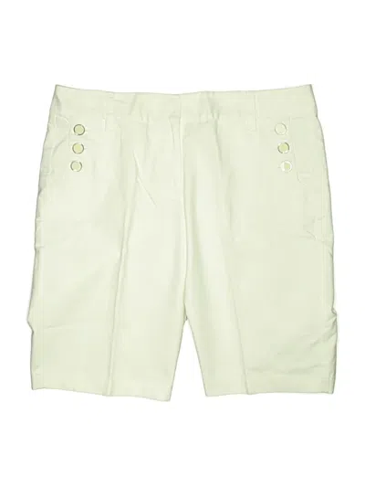Pre-owned Ann Taylor Khaki Shorts In Green