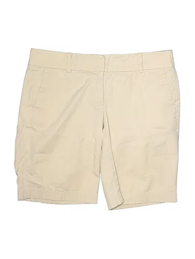 Pre-owned Ann Taylor Khaki Shorts In Tan