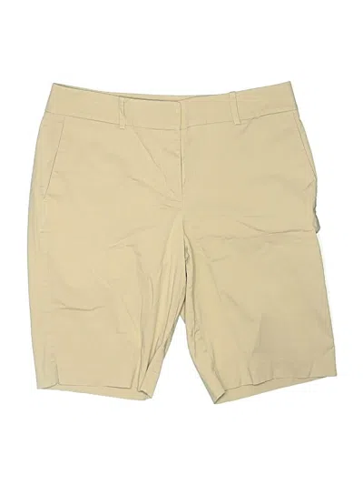 Pre-owned Ann Taylor Khaki Shorts In Tan