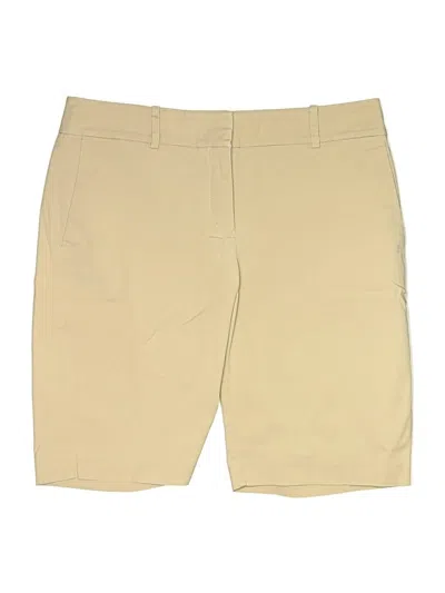 Pre-owned Ann Taylor Khaki Shorts In Tan
