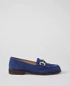 Ann Taylor Kilty Chain Loafers In Royalty Blue
