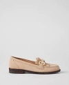Ann Taylor Kilty Chain Loafers In Taupe