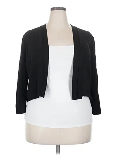 Pre-owned Ann Taylor Kimono In Black