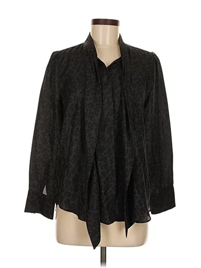 Pre-owned Ann Taylor Kimono In Black