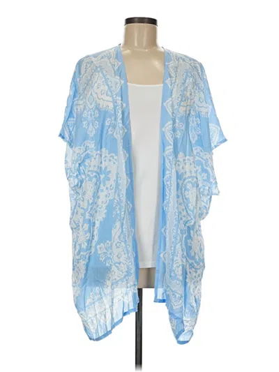 Ann Taylor Kimono In Blue
