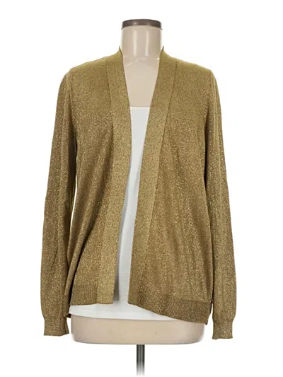 Pre-owned Ann Taylor Kimono In Gold