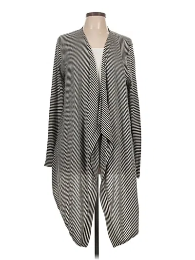 Pre-owned Ann Taylor Kimono In Gray