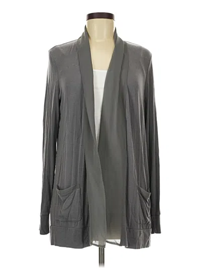 Pre-owned Ann Taylor Kimono In Gray