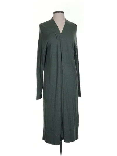 Pre-owned Ann Taylor Kimono In Green