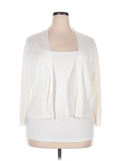 Pre-owned Ann Taylor Kimono In Ivory