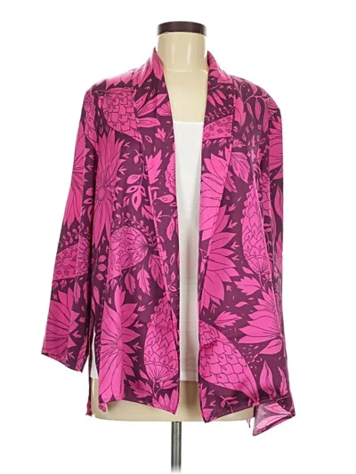 Pre-owned Ann Taylor Kimono In Pink
