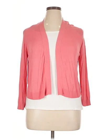 Pre-owned Ann Taylor Kimono In Pink