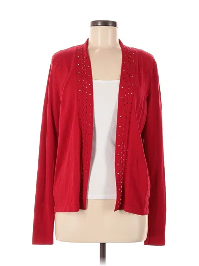 Pre-owned Ann Taylor Kimono In Red