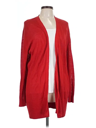 Pre-owned Ann Taylor Kimono In Red
