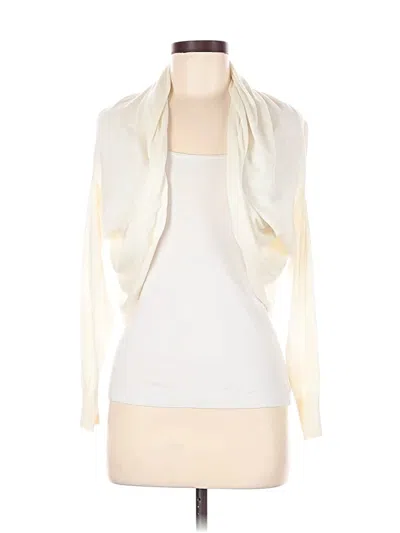 Pre-owned Ann Taylor Kimono In White