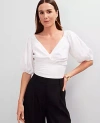 Ann Taylor Knotted Tie Back Blouse