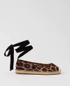 Ann Taylor Lace-up Espadrille Flats