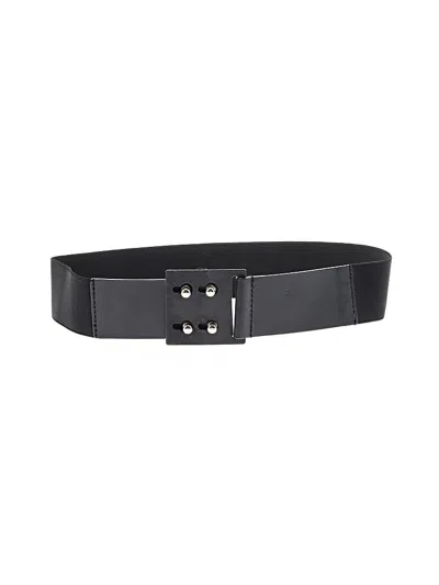 Pre-owned Ann Taylor Leather Belt In Black