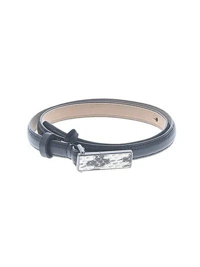 Pre-owned Ann Taylor Leather Belt In Black