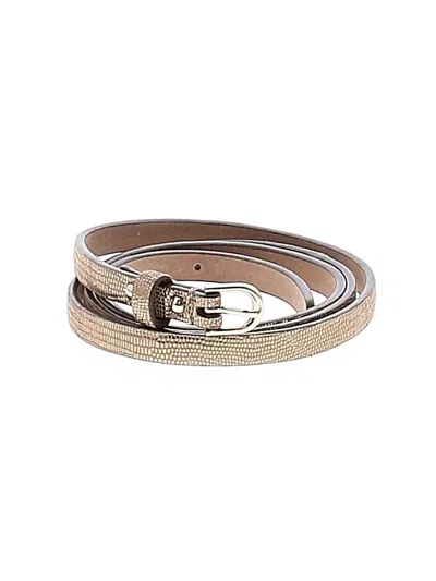 Pre-owned Ann Taylor Leather Belt In Tan