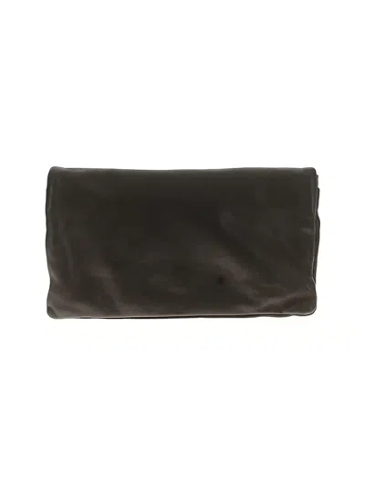 Pre-owned Ann Taylor Leather Clutch In Black