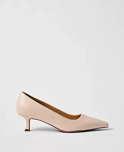 Ann Taylor Leather Nip Toe Pump In Multi