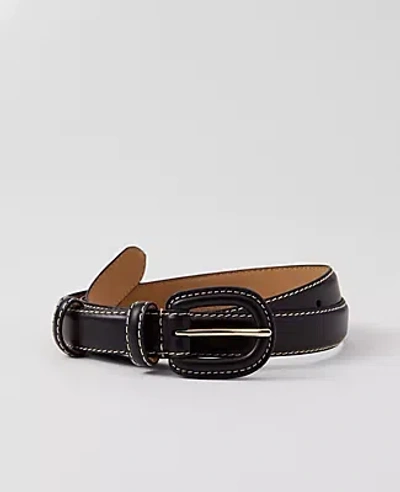 Ann Taylor Leather Ring Belt