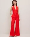 Ann Taylor Petite Linen-blend Halter Jumpsuit