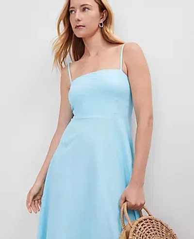 Ann Taylor Linen Blend Midi Dress