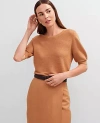 Ann Taylor Linen-blend Ribbed Sweater