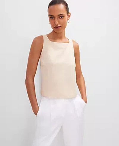 Ann Taylor Linen Blend Tank Top