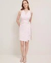 Ann Taylor Linen Blend V-neck  Wrap Dress