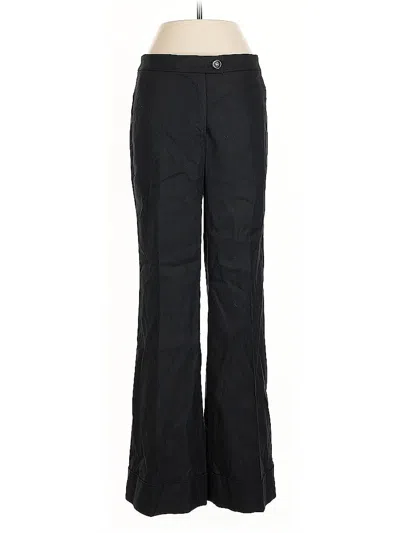 Pre-owned Ann Taylor Linen Pants In Black