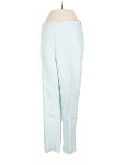 Pre-owned Ann Taylor Linen Pants In Blue