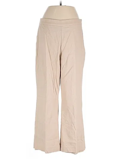 Pre-owned Ann Taylor Linen Pants In Brown