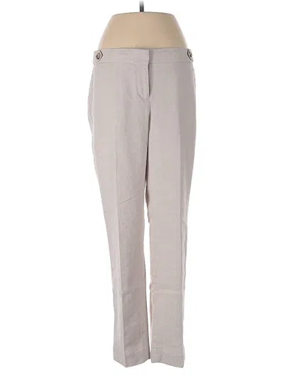 Pre-owned Ann Taylor Linen Pants In Gray