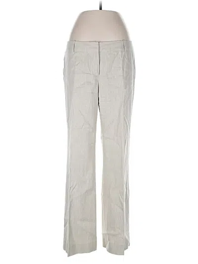 Pre-owned Ann Taylor Linen Pants In Gray
