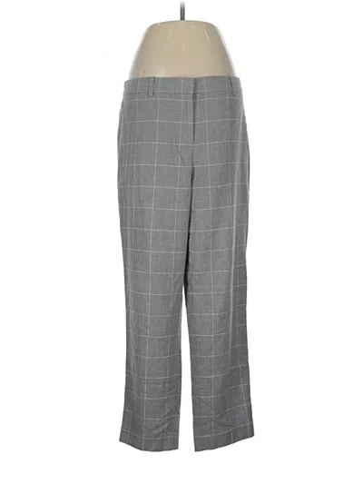 Pre-owned Ann Taylor Linen Pants In Gray