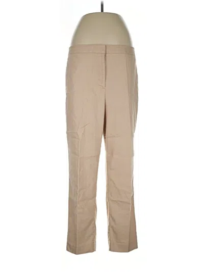 Pre-owned Ann Taylor Linen Pants In Tan