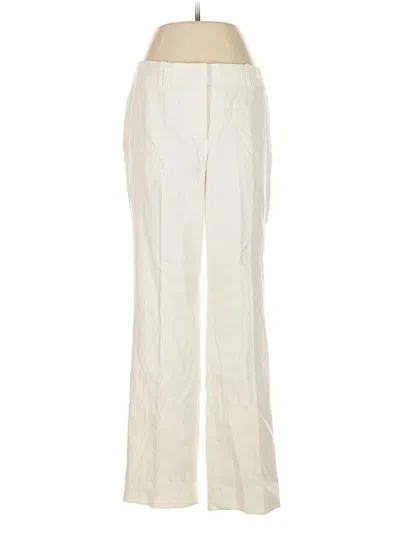 Ann Taylor Linen Pants In White