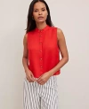 Ann Taylor Linen Sleeveless Shirt