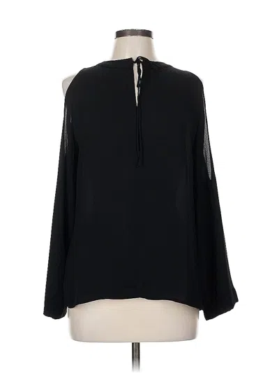 Pre-owned Ann Taylor Loft 3/4 Sleeve Blouse In Black