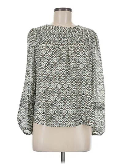 Ann Taylor Loft 3/4 Sleeve Blouse In Black