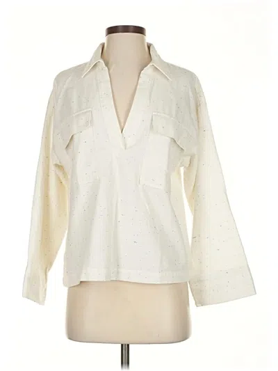 Ann Taylor Loft 3/4 Sleeve Blouse In Multi